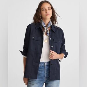 Madewell • NWT • Easy Utility Shirt Jacket in Dark Navy